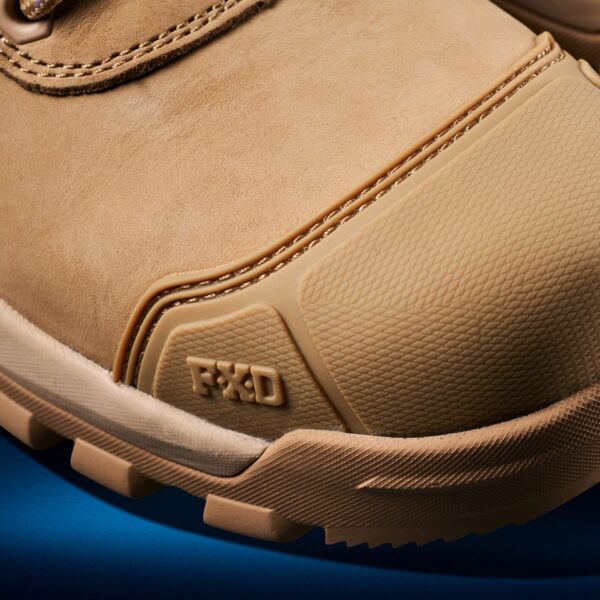 FXD detail on the front of the women's boots