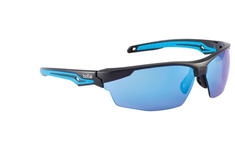 Bolle Tryon Safety Glasses Cobalt Blue Flash Lens
