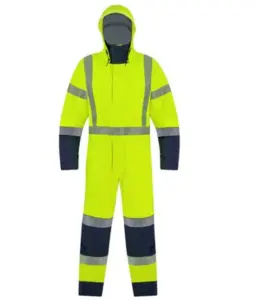 Bison Extreme Waterproof Overall Flex Day/Night Yellow Navy