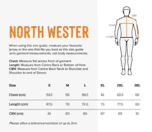 MKM Sizing Chart - North Wester