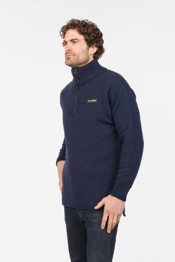 Haast MKM Pullover Navy Side View