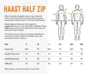 MKM Sizing Chart