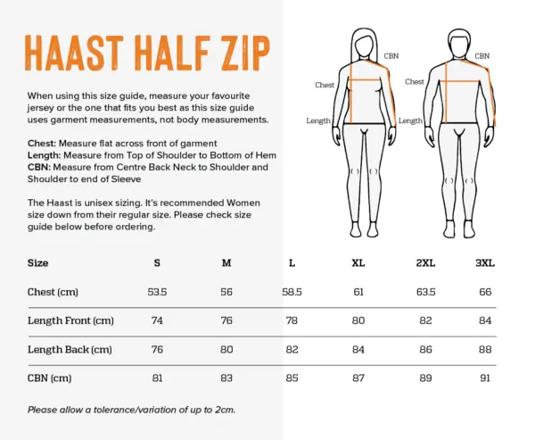 MKM Sizing Chart