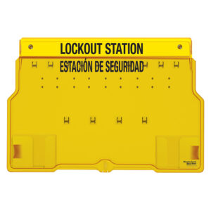 Master Lock Lockout Station Wall Mounted, 10 Padlock