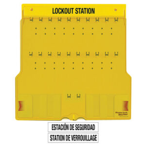 Master Lock Lockout Station Wall Mounted 20 Padlock