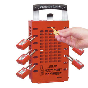 Master Lock Lockbox Wall Mountable or Portable 503RED