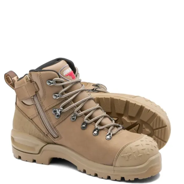 John Bull Konik Boots Stone Zip Side 4993