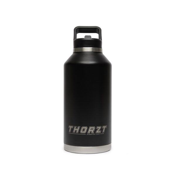 Thorzt 2L Stainless Steel Drink Bottle - Black