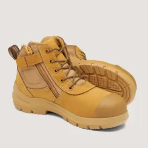 Blundstone Durafit 7550 Wheat Zip Sided Boot – UK Sizing