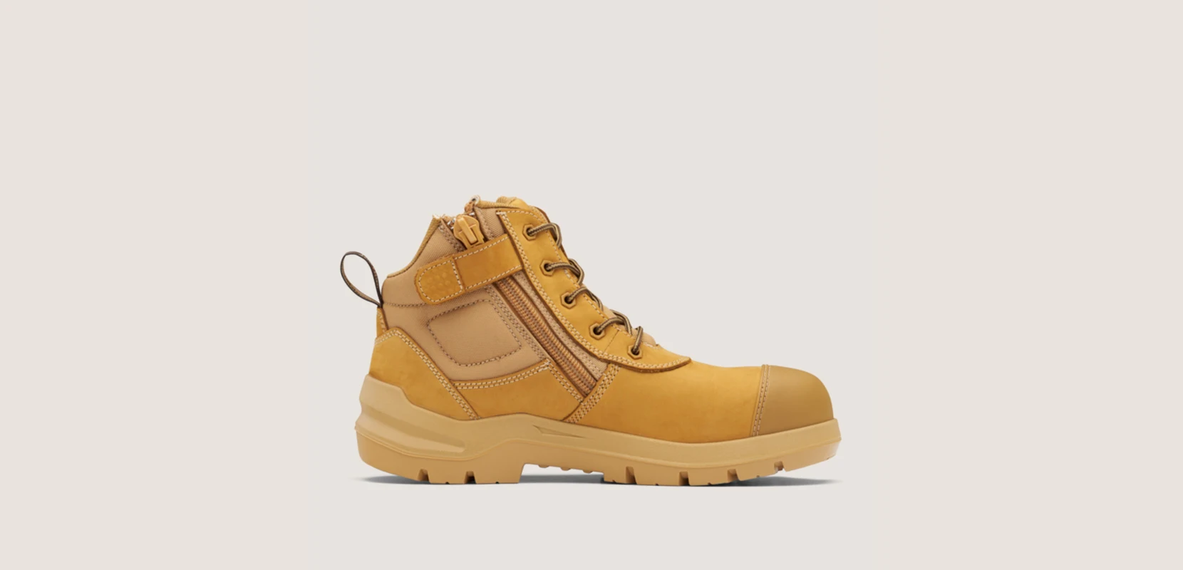 Blundstone Durafit 7550 Wheat Zip Sided Boot - UK Sizing - Image 3
