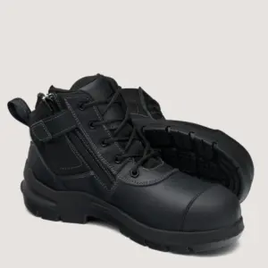 Blundstone Durafit Zip Sided Boot 7551 – Black, UK Sizing