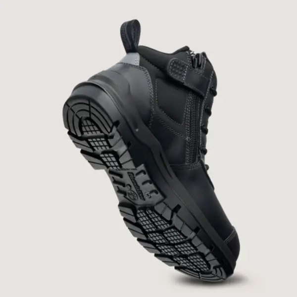 Blundstone Durafit Zip Sided Boot 7551 - Black, UK Sizing - Image 3
