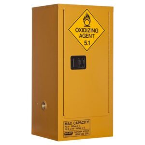Pratt Oxidizing Agent Storage Cabinet: 60L – 1 Door 2 Shelf