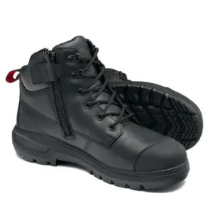 John Bull Elkhorn Safety Boots Zip Sided Black – 4188