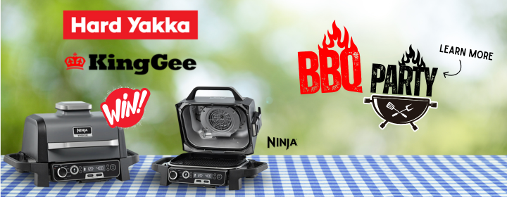 HARD YAKKA KING GEE NINJA BBQ giveaway banner