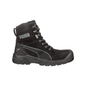 Puma Conquest Safety Boot Zip Sided Waterproof – Black