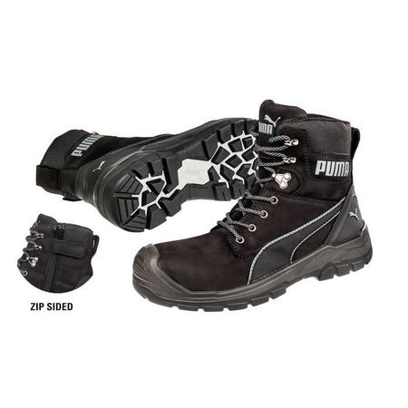 Puma Conquest Safety Boot Zip Sided Waterproof - Black - Image 3