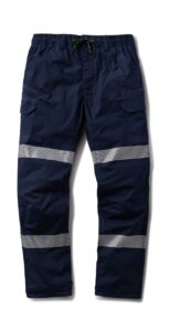 FXD WP-12T Taped Pant Elastic Waist Stretch Ripstop Navy