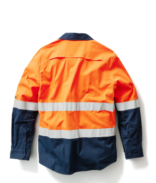 x/dmg Taped Long Sleeve Hi Vis Shirt Orange Or Yellow ULS-1T