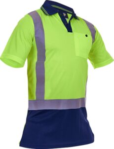 Esko Mens Polo Yellow Hi Vis With ICC Logo