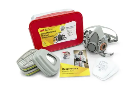 3M Multi-Gas Respirator Kit Medium – A1B1E1K1P2 with 6200 Respirator 