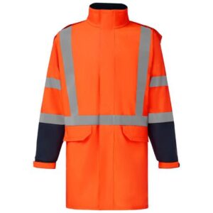 Bison Stamina PU Jacket TTMC X-BACK Stretch PU Orange