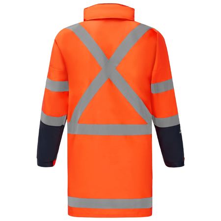 Bison Stamina PU Jacket TTMC X-BACK Stretch PU Orange - Image 2