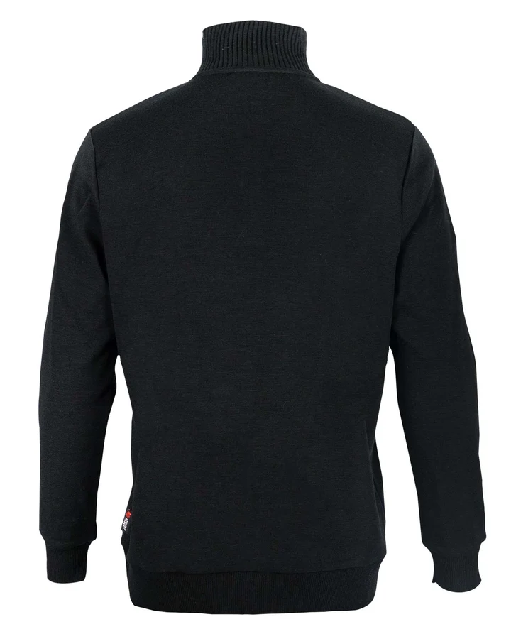 Stoney Creek Merino 1/4 Zip - Black - Image 2