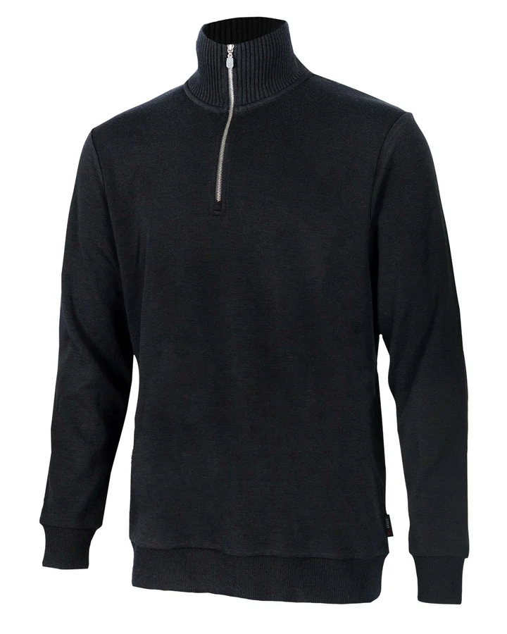 Stoney Creek Merino 1/4 Zip - Black