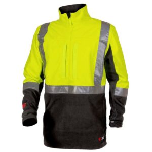 Stoney Creek Hi Vis Windproof Jacket Twin Zip Top Yellow/Black