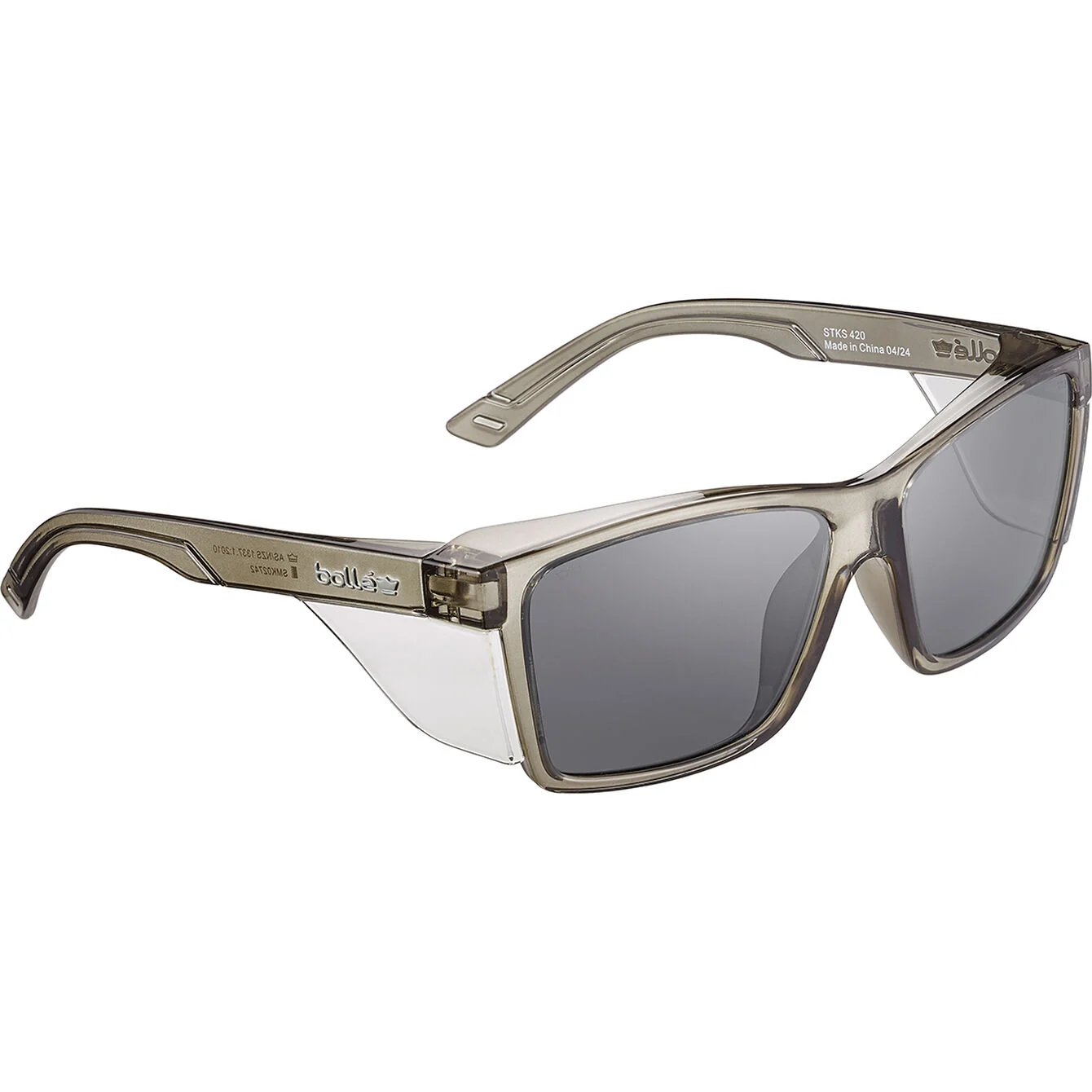 Bolle STKS 420 Smoke Lens - Graphite Frame Large Size