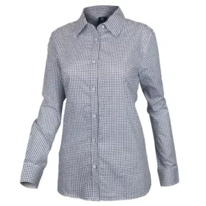 Stoney Creek Womans Done Deal Shirt – Navy Check