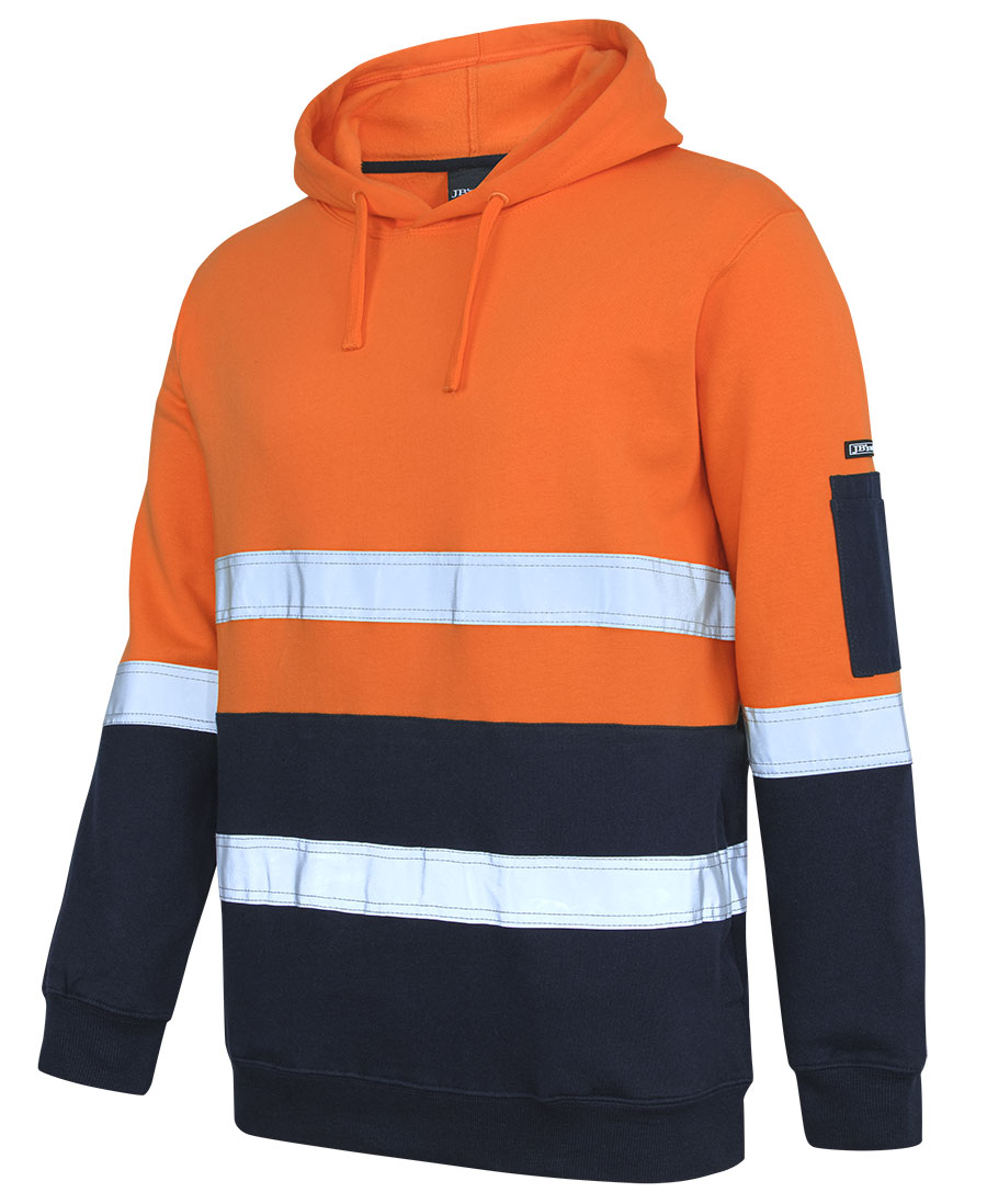 JB's 310 Cotton Pullover Hoodie D/N Orange/Navy
